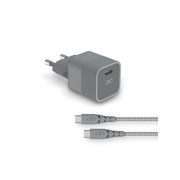 Chargeur 1 Port USB-C - 20W + Câble USB-C