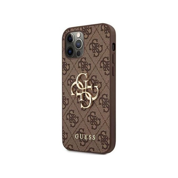 Coque Guess 4G Big Metal Logo Gold