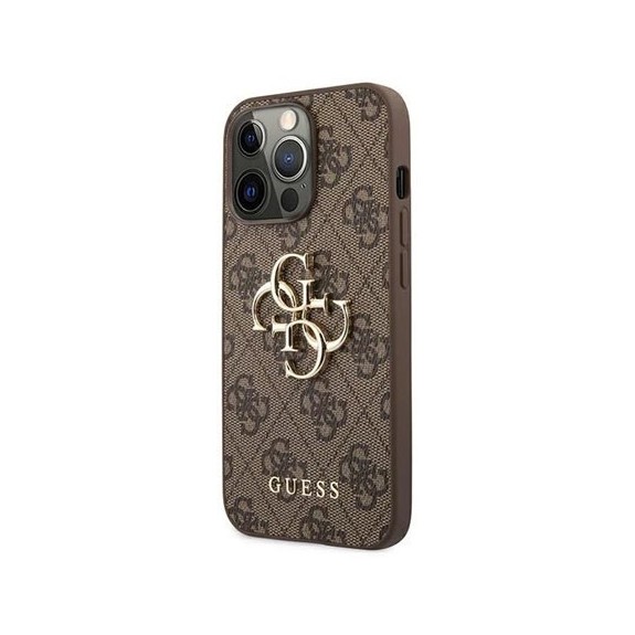 Coque Guess 4G Big Metal Logo Gold