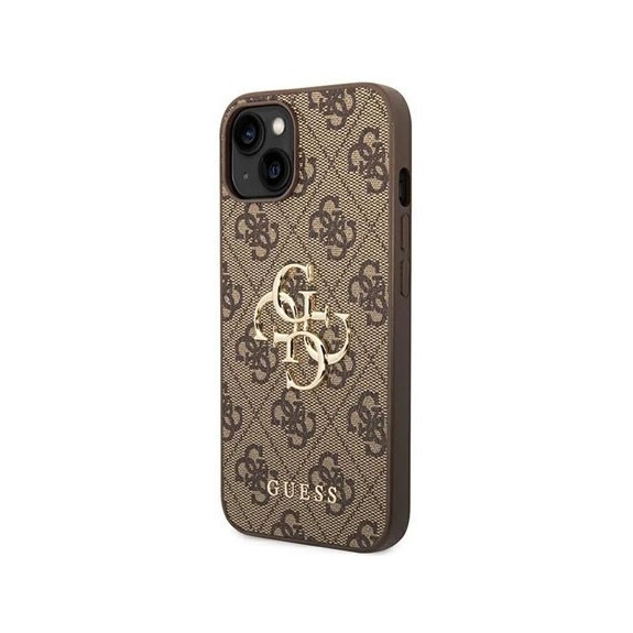 Coque Guess 4G Big Metal Logo Gold