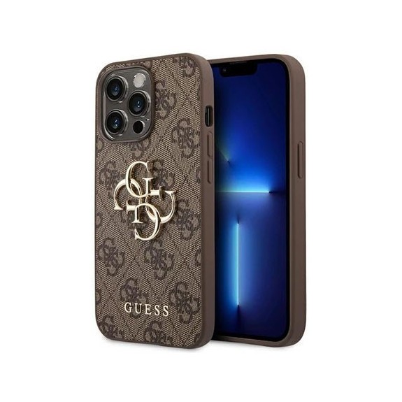 Coque Guess 4G Big Metal Logo Gold