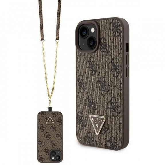 Coque Guess 4G Metal Logo Avec Chaine