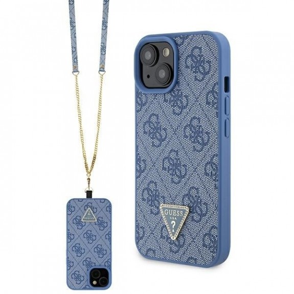 Coque Guess 4G Metal Logo Avec Chaine