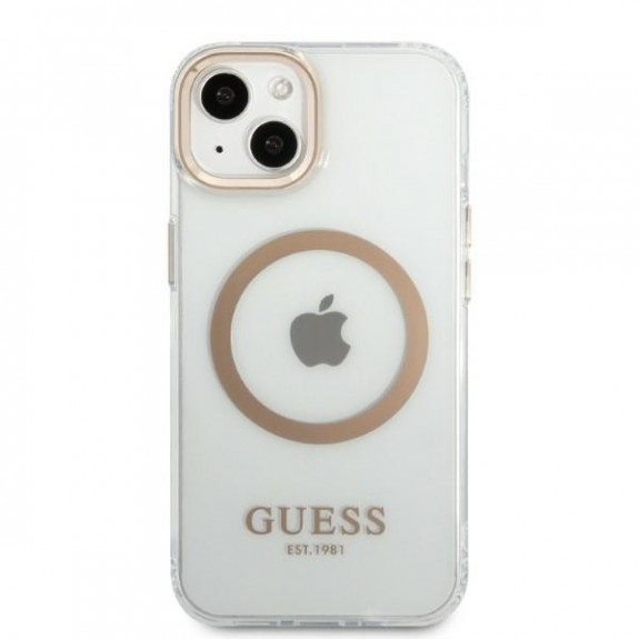 Coque Guess Metal Outline Magsafe