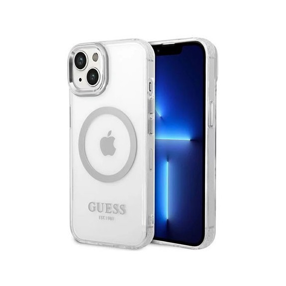 Coque Guess Metal Outline Magsafe