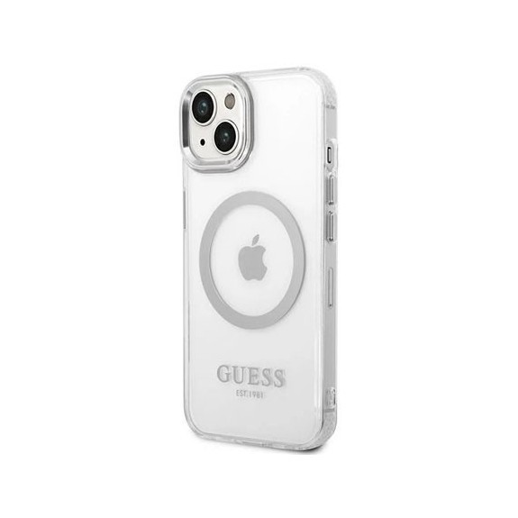 Coque Guess Metal Outline Magsafe