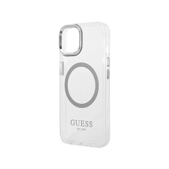 Coque Guess Metal Outline Magsafe