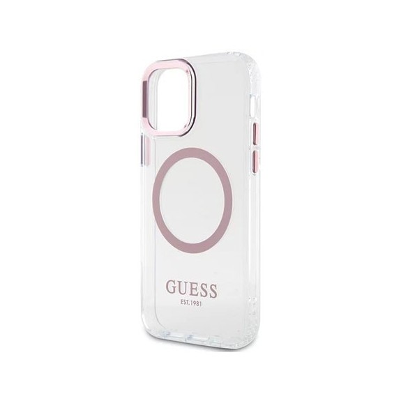 Coque Guess Metal Outline Magsafe