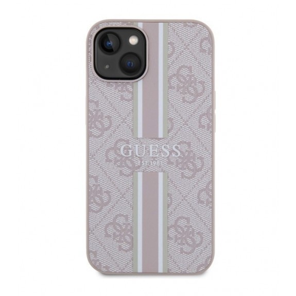 Coque Guess 4G Printed Stripes Magsafe