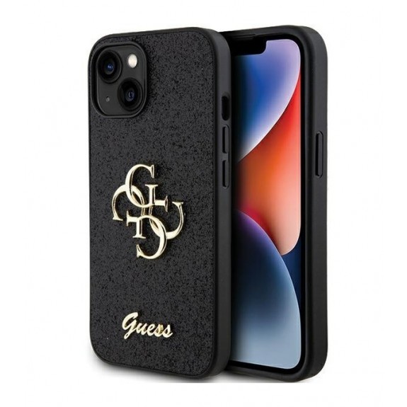 Coque Guess Glitter Script Big 4G