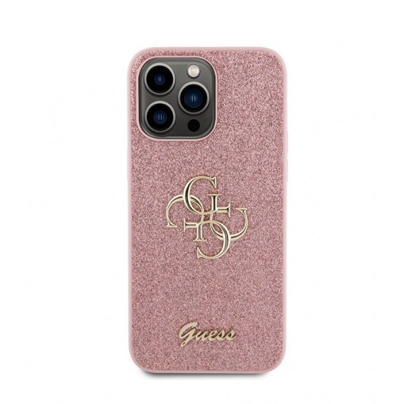 Coque Guess Glitter Script Big 4G