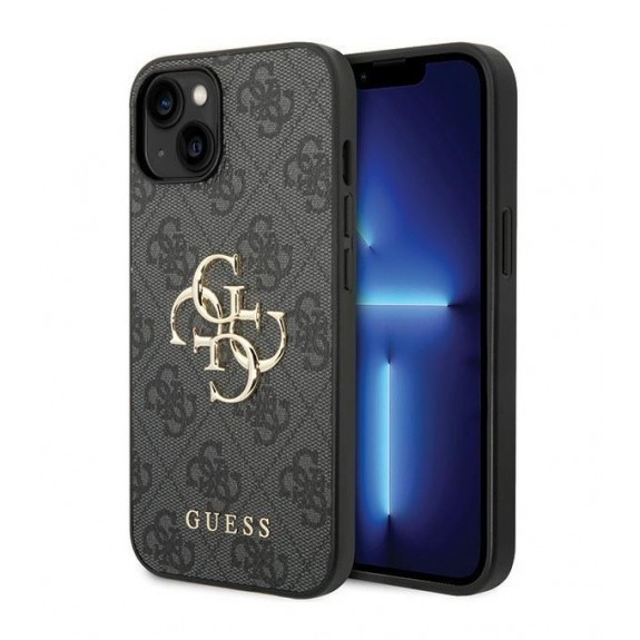 Coque Guess 4G Big Metal Logo Gold