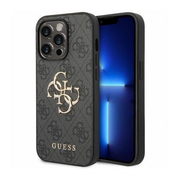 Coque Guess 4G Big Metal Logo Gold