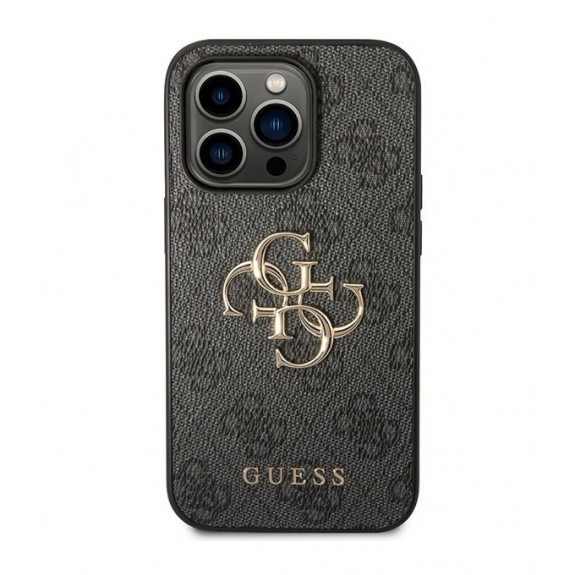 Coque Guess 4G Big Metal Logo Gold