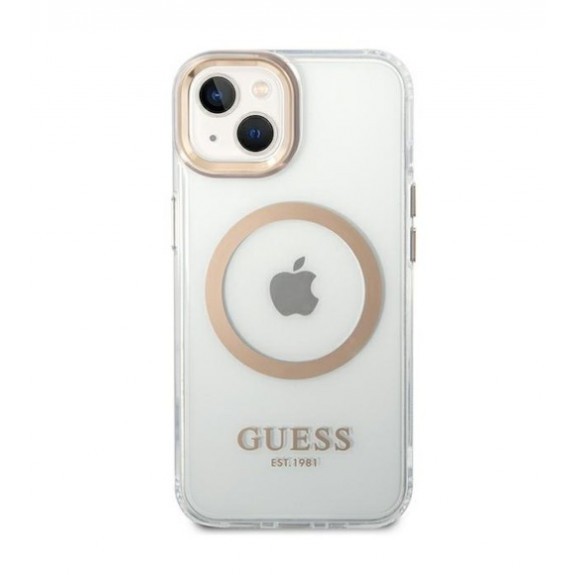 Coque Guess Metal Outline Magsafe