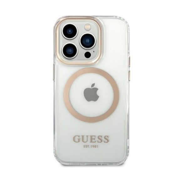 Coque Guess Metal Outline Magsafe