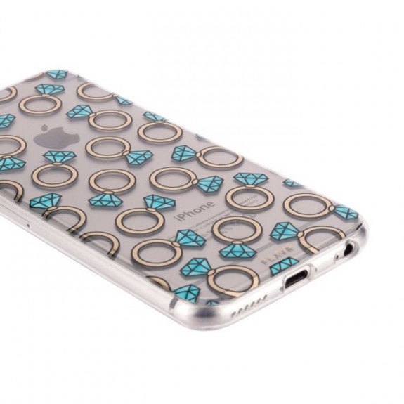 Coque de protection pour smartphones Flavr Diamond Rings