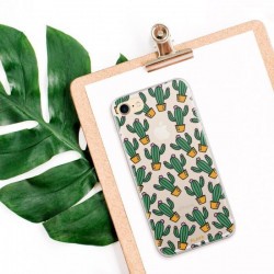 Coque de protection pour smartphones Flavr Cactuses