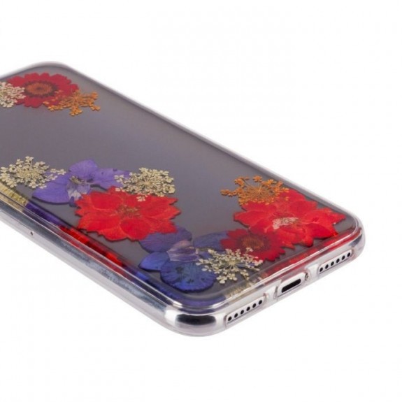 Coque de protection pour smartphones Flavr Real Flower Amelia