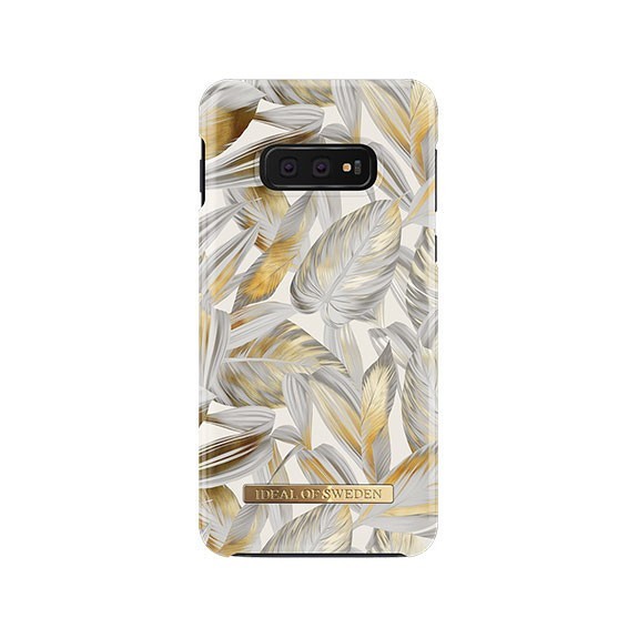 Coque Rigide Fashion Platinum Leaves