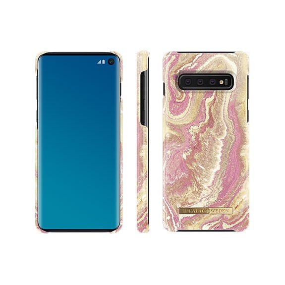 Coque Rigide Fashion Golden Blush Marble