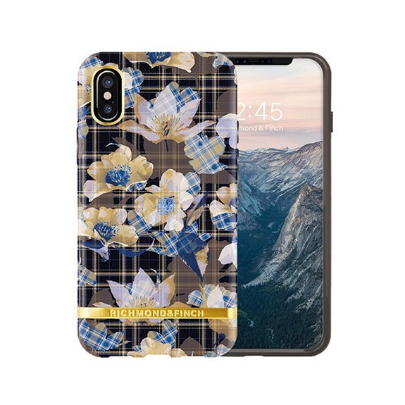 Coque de protection pour smartphones Richmond & Finch Floral Checked