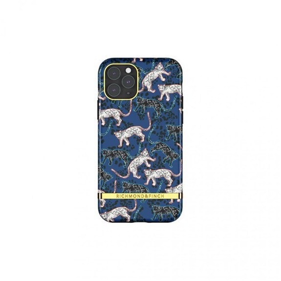 Coque Rigide Blue Leopard - Richmond & Finch