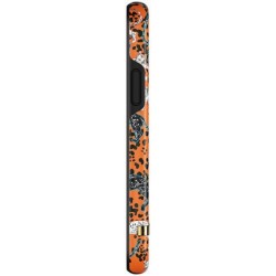 Coque Rigide Orange Leopard