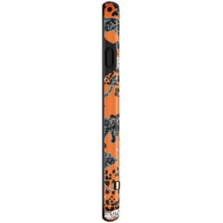 Coque Rigide Orange Leopard