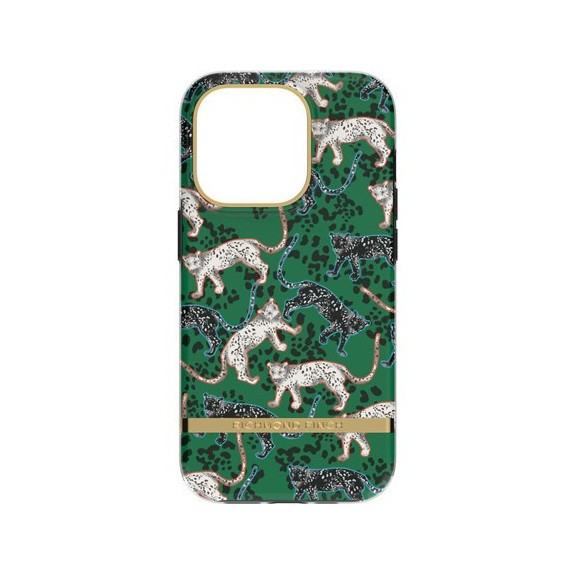 Coque de protection pour smartphone Richmond & Finch Green Leopard