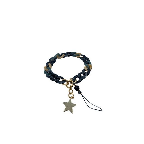 Bracelet Résine Vernis Pendentif Etoile