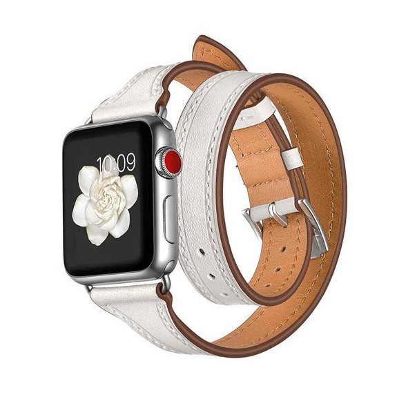 Bracelet Cuir Double Tour Apple Watch - 38/40/41 mm