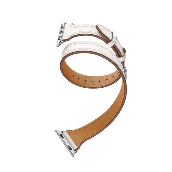 Bracelet Cuir Double Tour Apple Watch - 38/40/41 mm