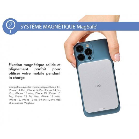 Batterie Externe Induction Magsafe Force Power